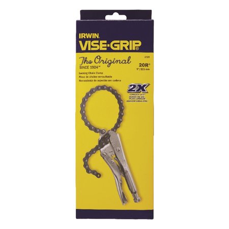 Irwin CLAMP 9"" CHAIN VISE GRIP 27ZR